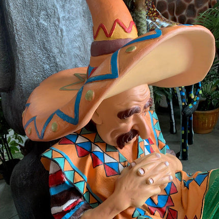 Mexican on Siesta Life Size Statue - LM Treasures 