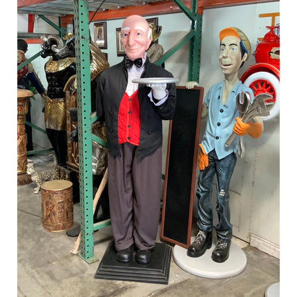 Butler Life Size Statue - LM Treasures 