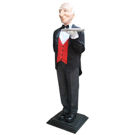 Butler Life Size Display Prop Decor Resin Statue - LM Treasures 