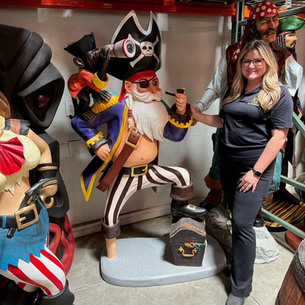 Pirate Captain Anton Life Size Statue - LM Treasures 
