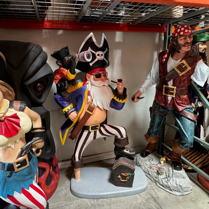 Pirate Captain Anton Life Size Statue - LM Treasures 