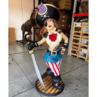 Lady Pirate Maarso Life Size Statue - LM Treasures 