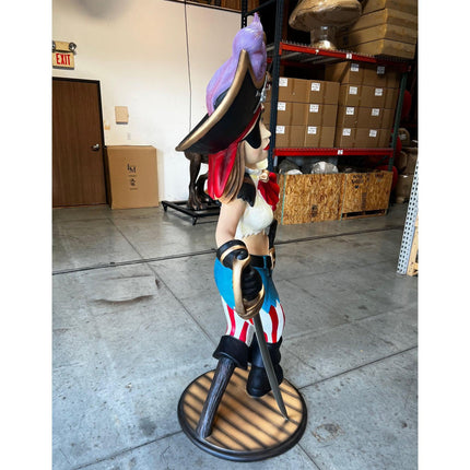 Lady Pirate Maarso Life Size Statue - LM Treasures 