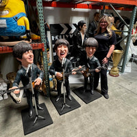 English Rock Band Caricature Set of 4 Statues - LM Treasures 