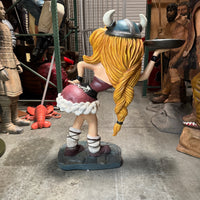 Viking Butler Betty Life Size Statue