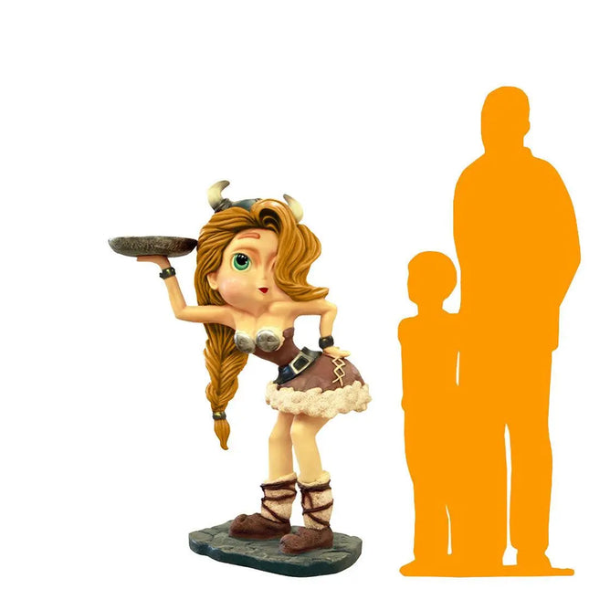 Viking Butler Betty Life Size Statue LM Treasures - PT