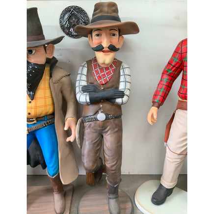 Relaxed Cowboy Life Size Statue - LM Treasures 