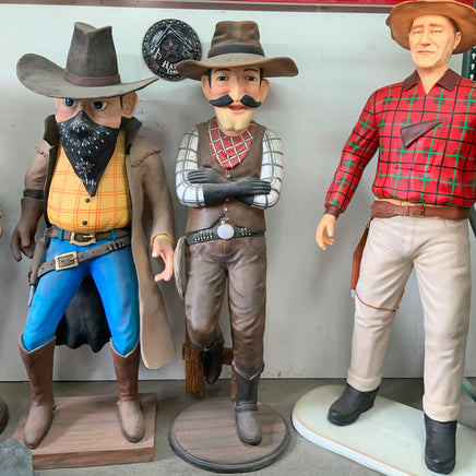 Relaxed Cowboy Life Size Statue - LM Treasures 