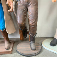 Relaxed Cowboy Life Size Statue - LM Treasures 