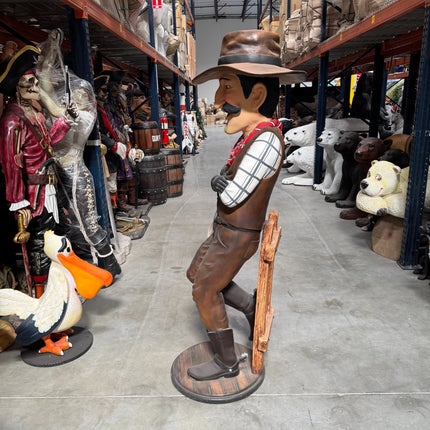 Relaxed Cowboy Life Size Statue LM Treasures - PT