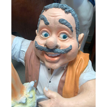 Cowboy Bartender Life Size Statue - LM Treasures 