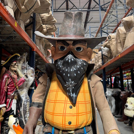 Comic Cowboy Robber Life Size Statue LM Treasures - PT
