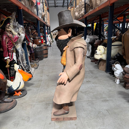 Comic Cowboy Robber Life Size Statue LM Treasures - PT