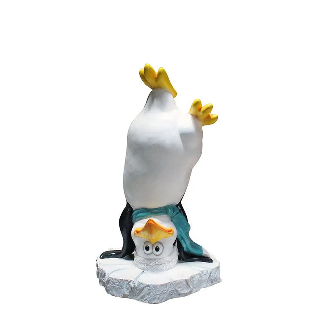 Comic Upside Down Penguin Statue LM Treasures - PT