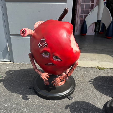 Zombie Apple Over Sized Spooky Fruit Statue