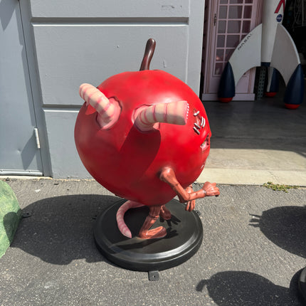 Zombie Apple Over Sized Spooky Fruit Statue