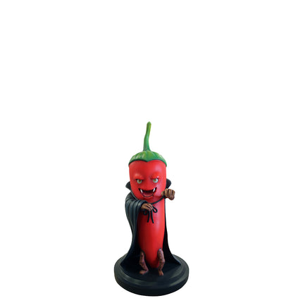 Count Dracula Chili Over Sized Spooky Veggie Statue