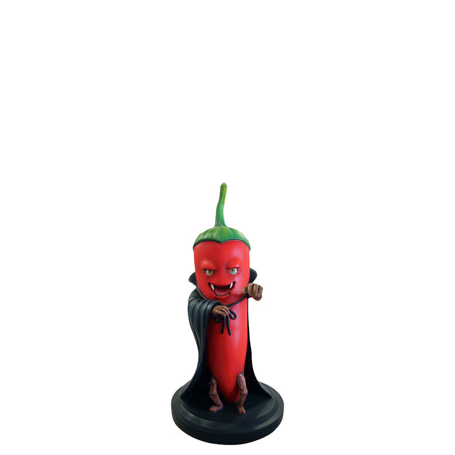 Count Dracula Chili Over Sized Spooky Veggie Statue