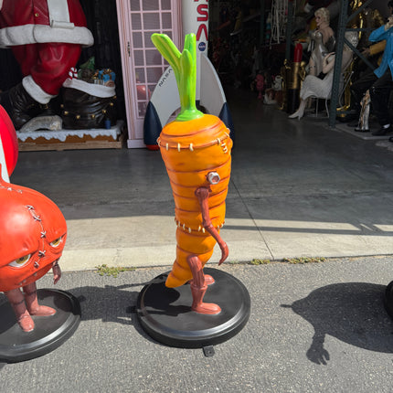 Frankenstein Carrot Over Sized Spooky Veggie Statue