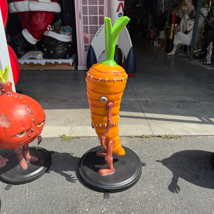 Frankenstein Carrot Over Sized Spooky Veggie Statue