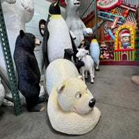 Comic Mama Polar Bear Statue - LM Treasures 