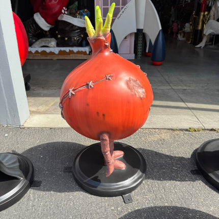 Rotten Onion Over Sized Spooky Veggie Statue