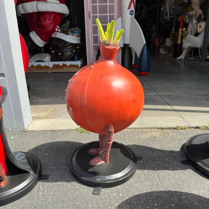 Rotten Onion Over Sized Spooky Veggie Statue