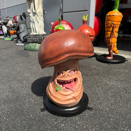 Infested Mushroom Over Sized Spooky Veggie Statue