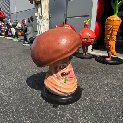 Infested Mushroom Over Sized Spooky Veggie Statue