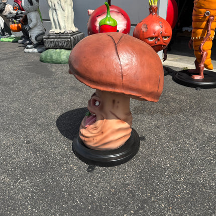 Infested Mushroom Over Sized Spooky Veggie Statue