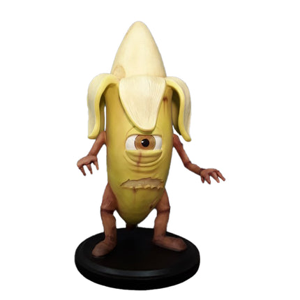 Zombie Banana Over Sized Spooky Fruit Statue