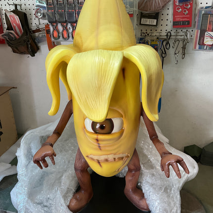 Zombie Banana Over Sized Spooky Fruit Statue