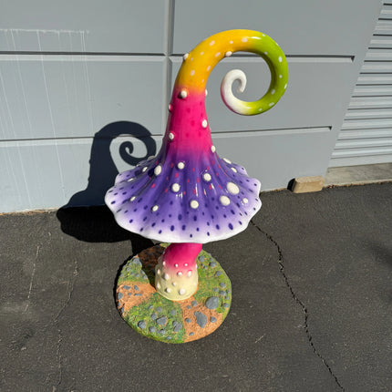 Large Swirl Mushroom Over Sized Statue LM Treasures - PT