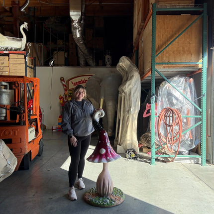 Large Dotted Mushroom Over Sized Statue LM Treasures - PT