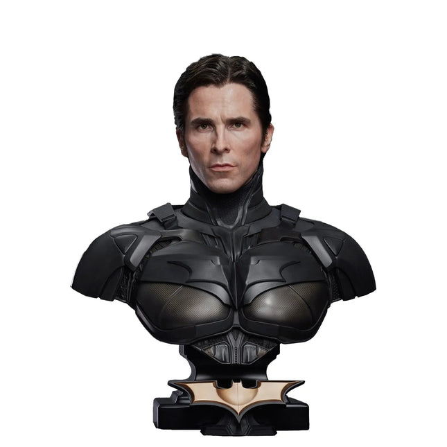 The Dark Knight Batman (Christian Bale) 1:1 Life Size Bust Statue Queen Studios LM Treasures - QS