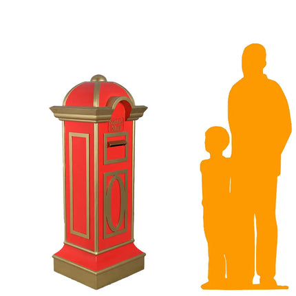 Classic Santa's Mailbox Life Size Statue LM Treasures - H