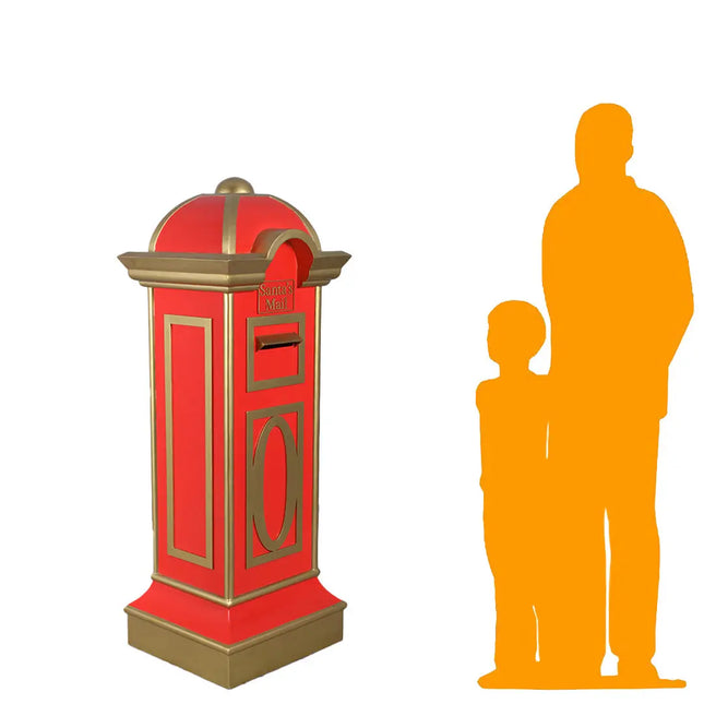 Classic Santa's Mailbox Life Size Statue LM Treasures - H