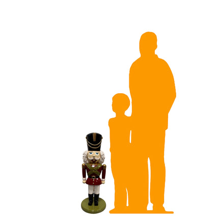 Small 3ft Nutcracker Christmas Statue LM Treasures - H