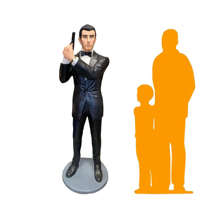 Secret Agent Life Size Statue LM Treasures - A
