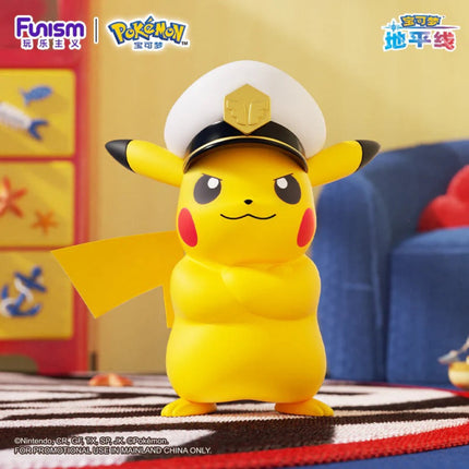 Pokemon Captain Pikachu Funism Table Top Statue LM Treasures - F