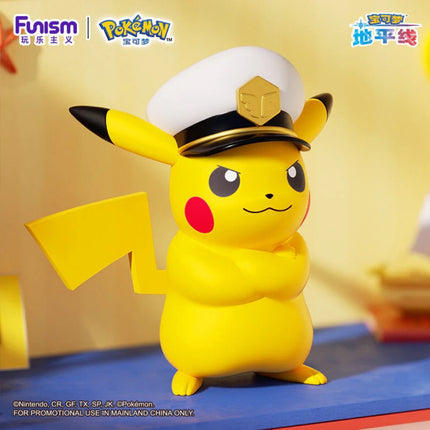 Pokemon Captain Pikachu Funism Table Top Statue LM Treasures - F