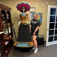 Cazadores Tequila Day Of The Dead Life Size Female Store Display