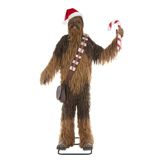 Animated 7.5ft Chewbacca Holiday Statue LM Treasures - P