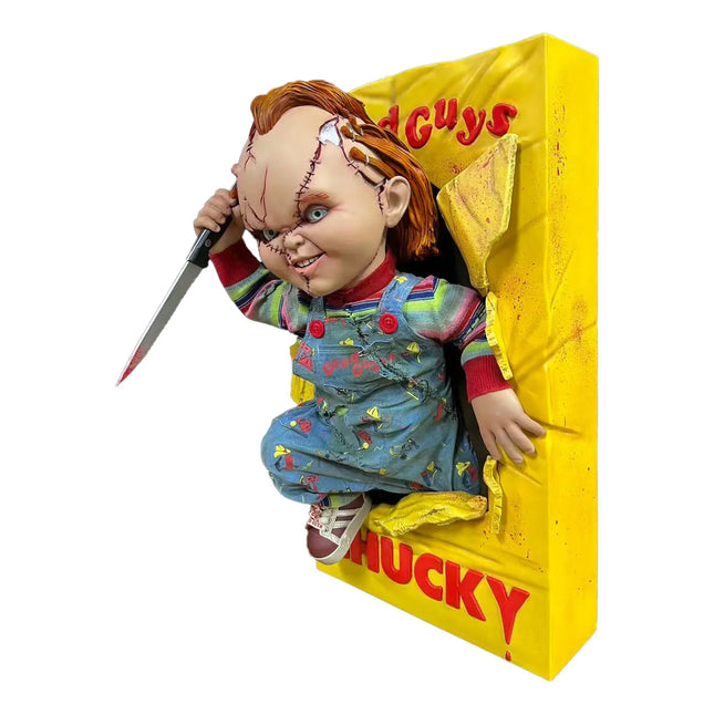 Bride of Chucky 1:1 Half Scale Chucky Wall Decor Statue LM Treasures - HC