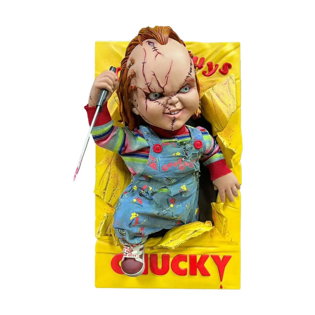 Bride of Chucky 1:1 Life Size Chucky Wall Decor Statue LM Treasures - HC