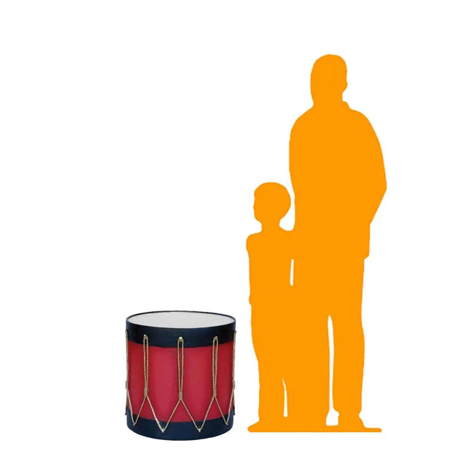 Drum Life Size Christmas Circus Prop LM Treasures - A