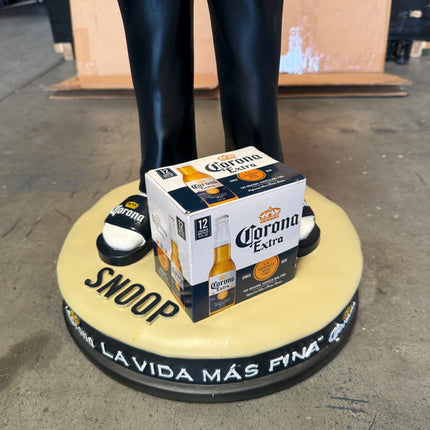 Snoop Dogg In Black Sweatsuit Corona Bobblehead Statue