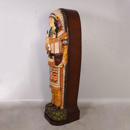 Tobacco Indian Cigar Store Cabinet Life Size Statue