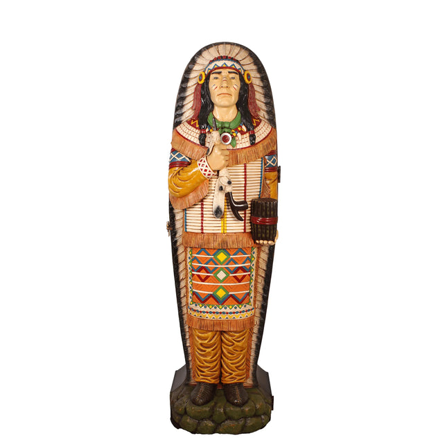 Tobacco Indian Cigar Store Cabinet Life Size Statue LM Treasures - GP