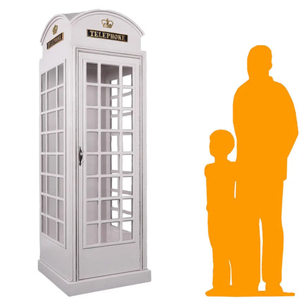 White British Phone Booth Life Size Statue LM Treasures - GP